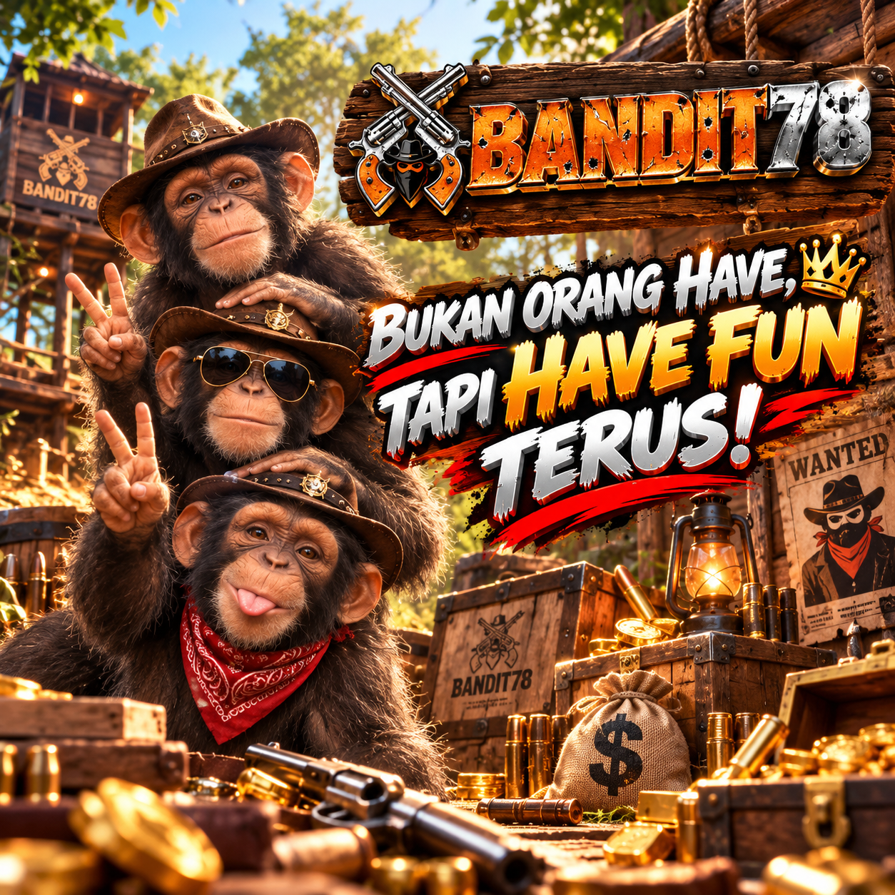 BANDIT78 >> Bukan Orang Have Tapi Have Fun Terus!
